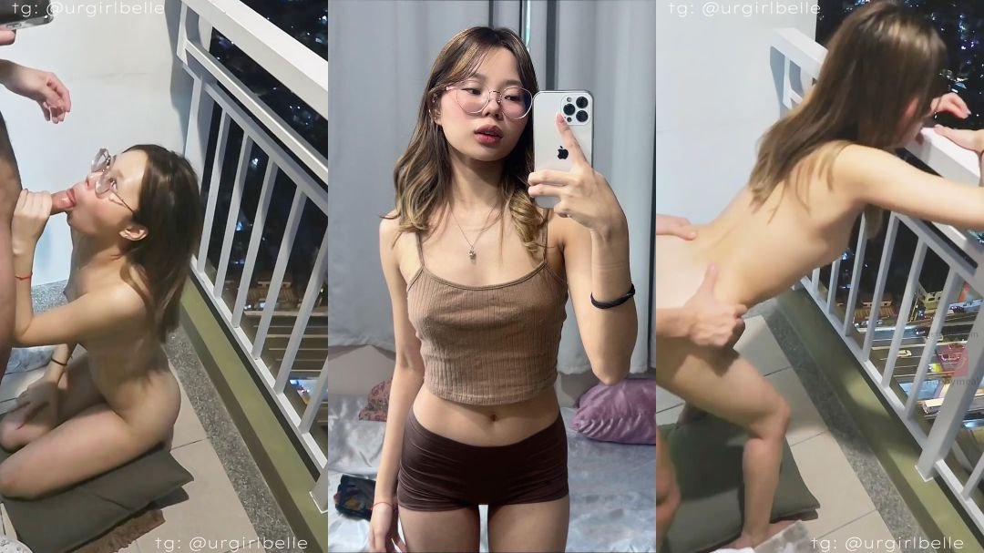 Sobrang Latina Pinatuwad sa Terrace